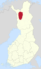 Lage von Kittilä in Finnland