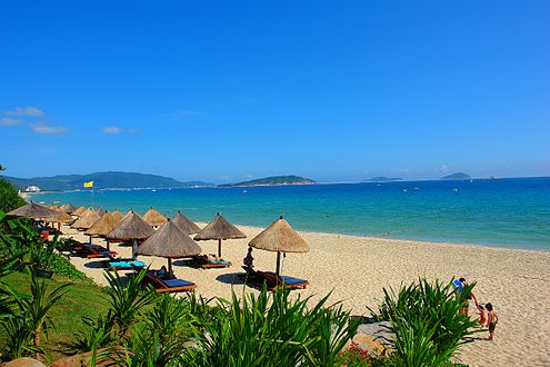 Plage à Sanya.