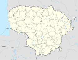 Pabradė is located in Lithuania