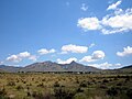 San Andres Mountains à l'est de Las Cruces.