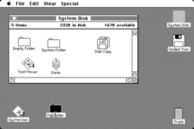 Фото первого Mac OS или System 1