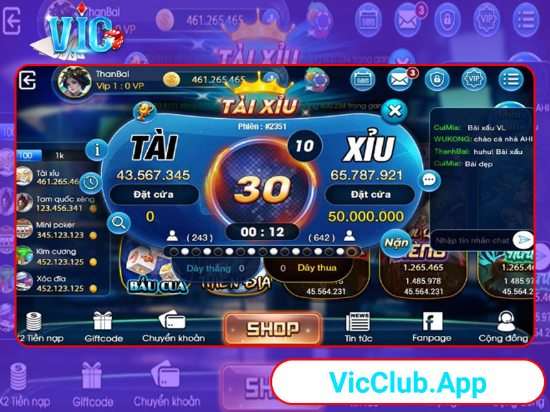 Vic Club có đầu tư lớn về giao diện