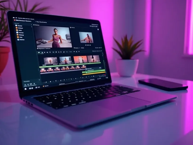 An agency team producing on-brand client videos across accounts