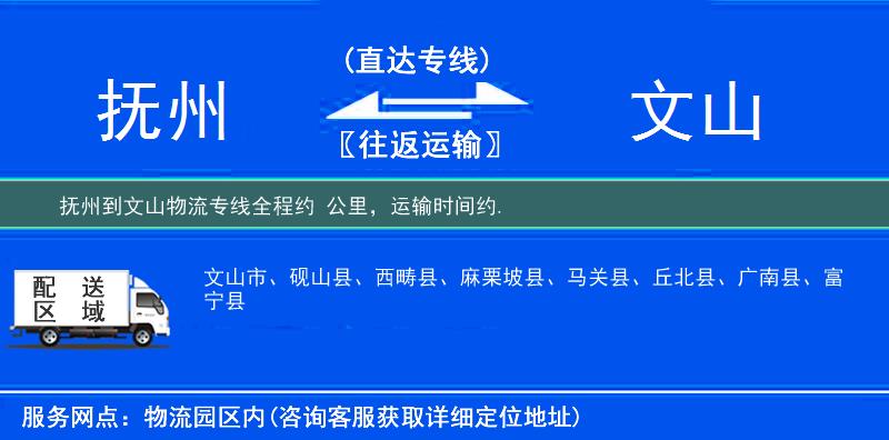 抚州到物流专线