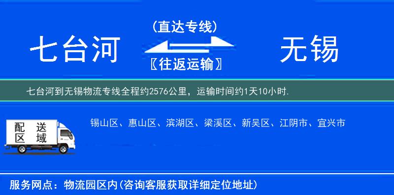 七台河到物流专线