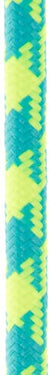 DIY Fabric Wire by the Foot - Turquoise & Neon Yellow Houndstooth