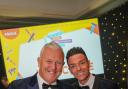 Awards director Warren Paul and presenter Des Clarke