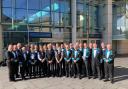 Current members of St. Ronan’s Silver Band