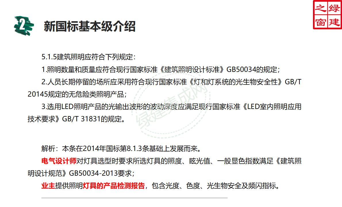 【设计】绿建新国标2019版基本级详解以及对专业设计师具体要求