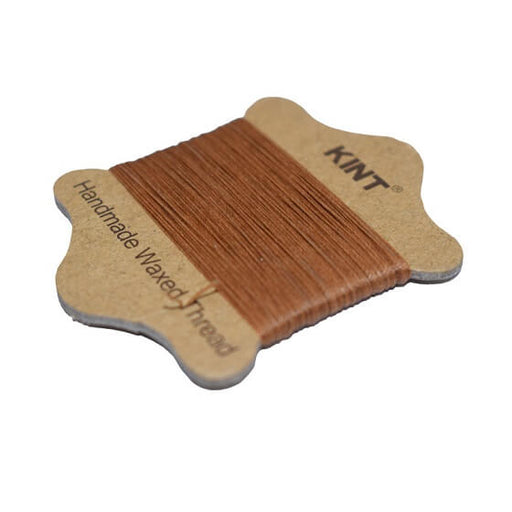 Achat Cordon Nylon Torsadé Ciré Brésilien MARRON sienne 0,65mm - 20m (1)