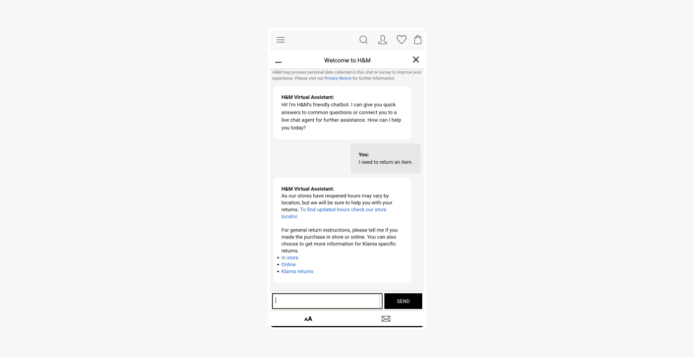 Personalized product recommendations example