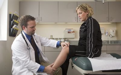 knee examination