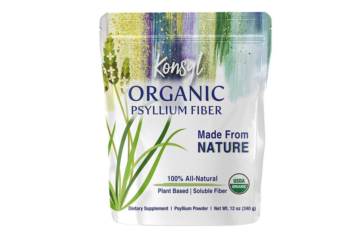 Amazon Konsyl Organic Psyllium Fiber