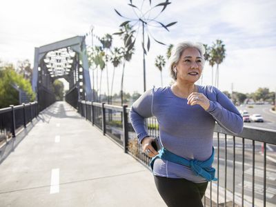 Person running outdoors