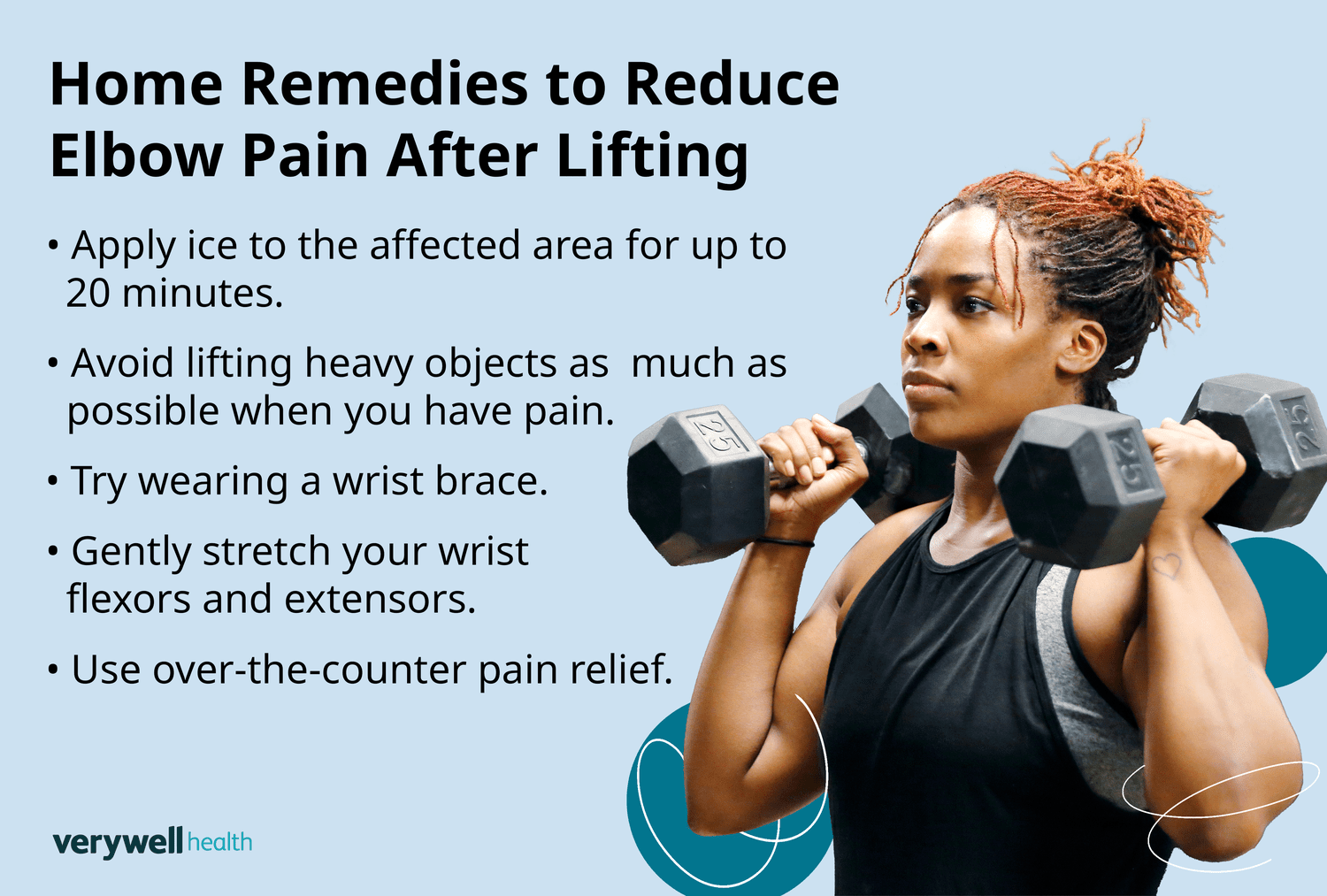 elbow pain after lifting photo illustration