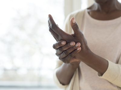 woman with hand pain