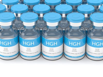 Human growth hormone vials for injection