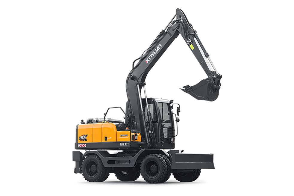 新源重工 C125MG4 前推土后支腿型 国四挖掘机高清图 - 外观