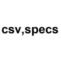 @csvspecs