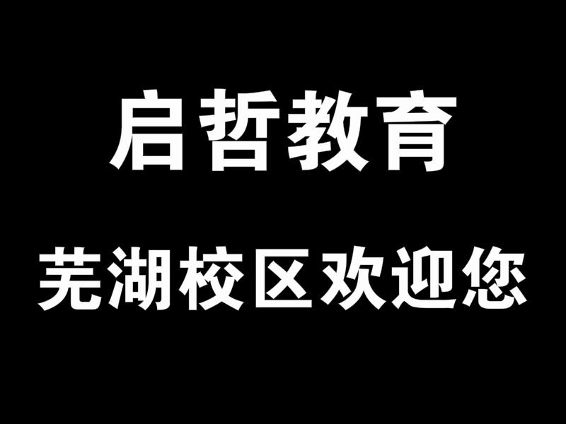 安徽芜湖启哲教育咨询有限公司