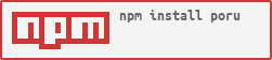 Poru NPM Package