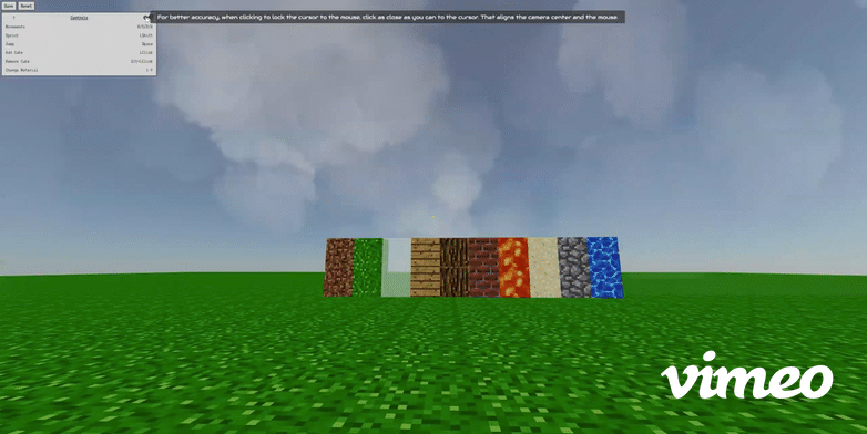 react threejs minecraft