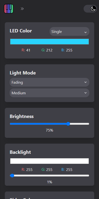 changing led colors