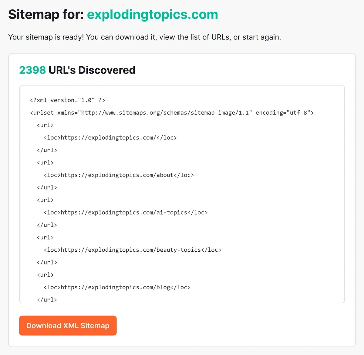 Why Generate a Sitemap? graphic