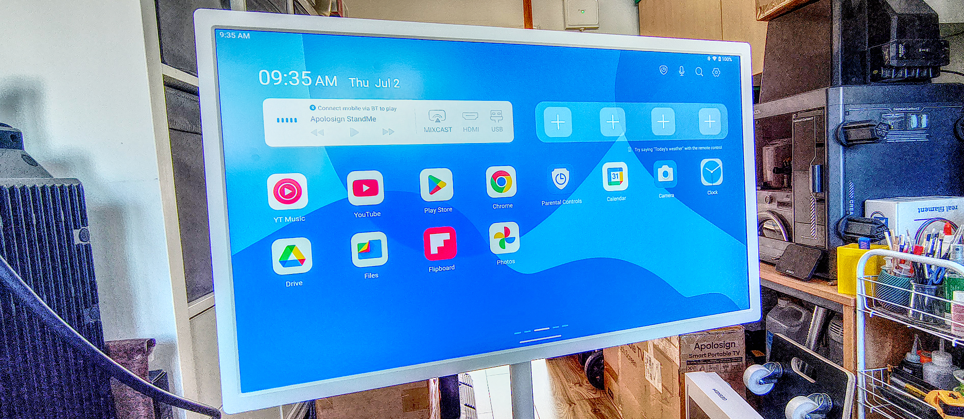 Apolosign 32" Smart Portable TV
