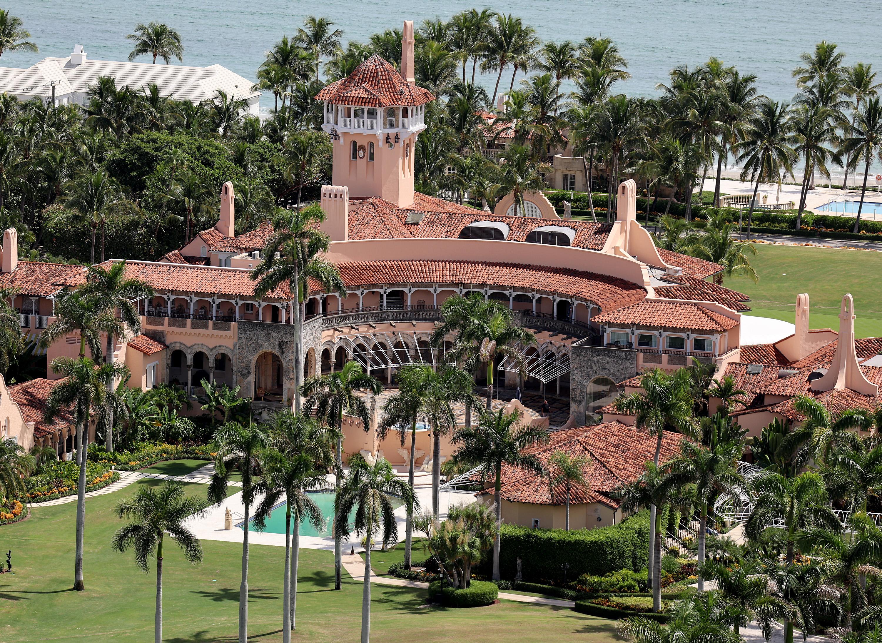 Opulent estate with swimming pool.