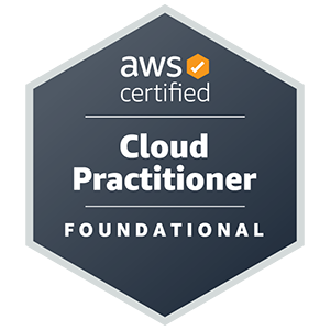 Значок AWS Certified Cloud Practitioner