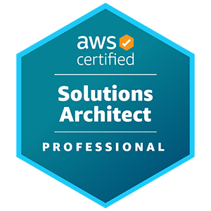 Значок AWS Certified Solutions Architect&nbsp;&ndash; Professional