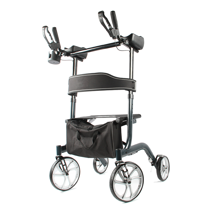 R21 Tragbarer faltender Aluminium-Unterarm Walker Rollator