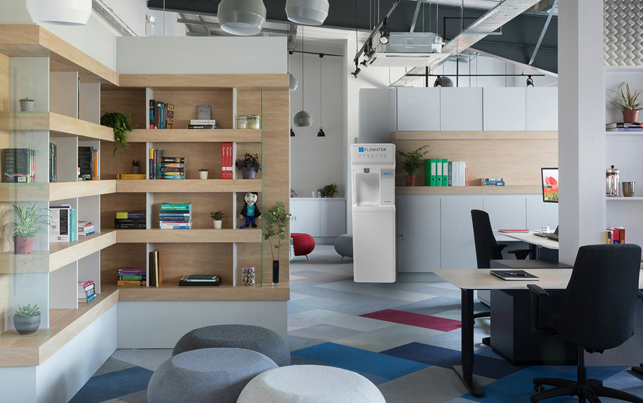 flowater essential 5x refill station in office setting