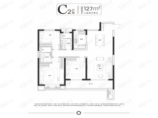 首创天阅一江源C2户型户型图