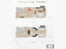 武汉城建融创融遇1室1厅1卫户型图