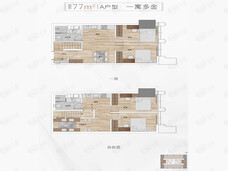 武汉城建融创融遇1室1厅1卫户型图