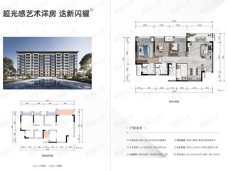 洺悦城昕光洋房A户型户型图