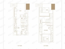 长沙五矿广场41㎡A户型户型图