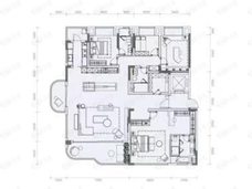 铂悦滨江4室2厅3卫户型图