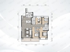 城投联投誉江南御景140平户型户型图