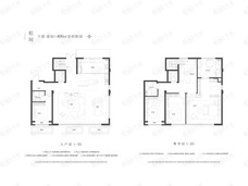 中建宸园4室2厅4卫户型图