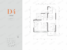 辉煌国际城D4户型户型图