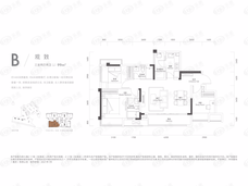 半山悦景观致B户型户型图