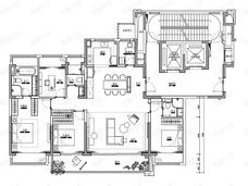 中建御璟峯184㎡4-2-3户型图