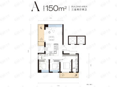 武汉城建·中央雲璟A户型户型图