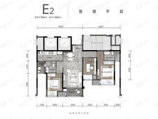 焕城3室2厅2卫户型图