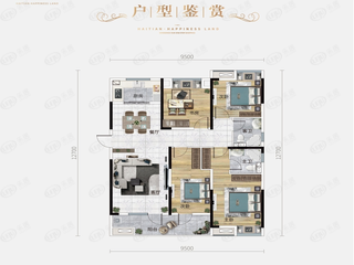 首创天阅一江源C1户型户型图