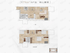 武汉城建融创融遇1室1厅1卫户型图