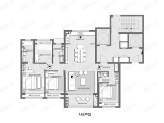 华润·润宸165m²户型图